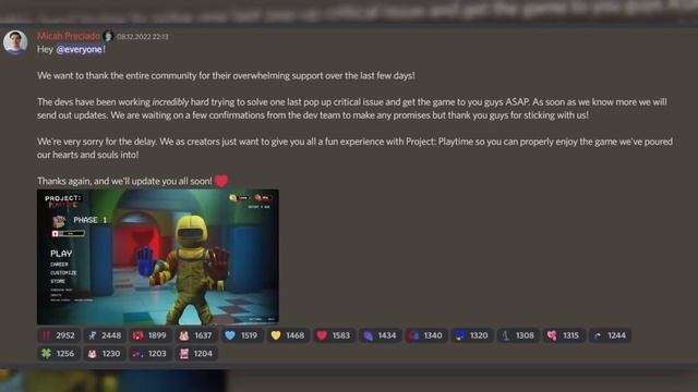 КОГДА ВЫЙДЕТ PROJECT: PLAYTIME? ЧТО С ИГРОЙ? | Project: Playtime смотреть онлайн
