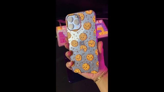 Прозрачный силиконовый чехол BROSCORP с высококачественной долговечной печатью и принтом Печенье смотреть онлайн