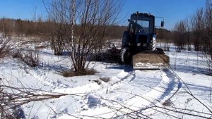 Кусторез тракторный КРТ-1Б