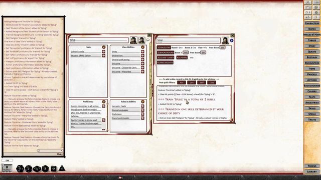 Pathfinder Second Edition Character Creation -- Making A Cleric With Fantasy Grounds смотреть онлайн