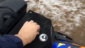Музыка на снегоходе