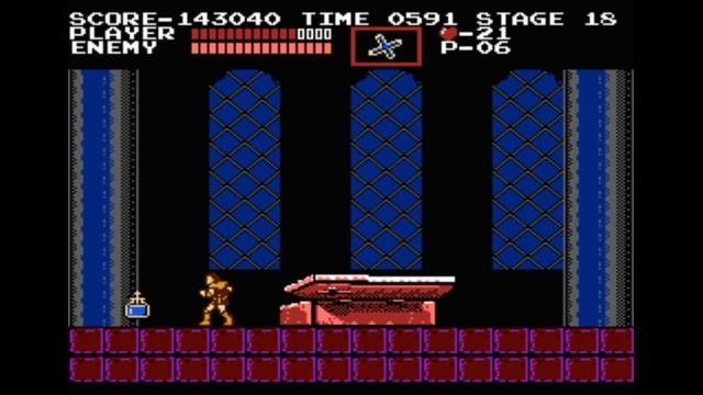 Dendy (Famicom,Nintendo,Nes) 8-bit Castlevania 1часть Stage 6.avi