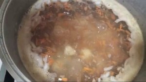 Вкусный суп с тунцом.( из консервы)