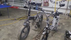 электровелосипед Kugoo v1 (22 а/ч) для курьеров, сравнили с Колхозником Minako