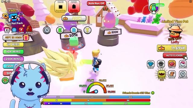 I Ran 4,554,789 MPH in Roblox Smurf Cat Race смотреть онлайн