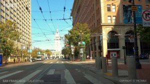 [4K] SAN FRANCISCO - Driving Downtown: Geary, Post, San Francisco-Oakland Bay Bridge, California, 4