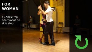 GIRO-OCHO CORTADO-TANGO FIGURES-CLASS DEMO-Tango Technic-Tango Movements-Learn Tango Figures
