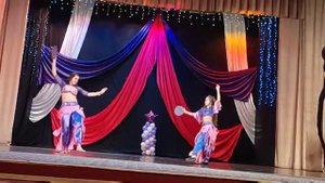 Дуэт. Дочки Матери. Шоу Bellydance. Танец с бубном. Лауреат 1 степени. Восточные танцы в Донецке