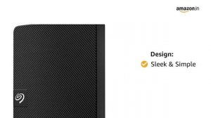 Seagate 1TB External HDD - USB 3.0 for Windows and Mac , Portable Hard Drive (STKM1000400)