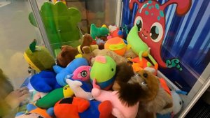 Новый прикольный Мишка в нашу коллекцию / Играем в аппарате Хватайка