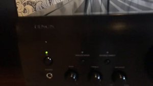 Интегральный усилитель Denon PMA 1600NE распаковка и включение