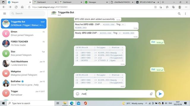 Stock Alert Project, full stack project