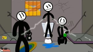 ОСТОРОЖНО БРЕД стикмен убегает из тюрьмы в веселом видео канала от Funny Games TV