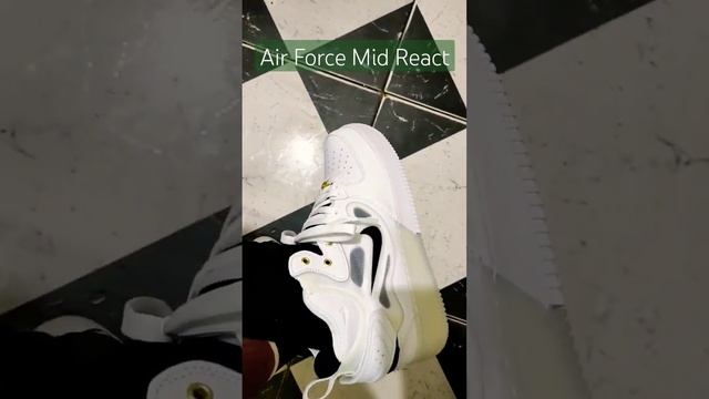 Unboxing Air Force 2 Mid React, Comprado no Nike.com Br