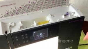 Пфафф Quilt Expression 720  . Заправка нити в иглу и намотка на шпульку . #Pfaff