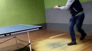 Настольный тенис. Подачи. Игра професионалов. Турнир.