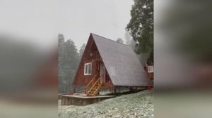 ✨В Гудаутском районе Абхазии выпал снег. Ауадхара, Гудаутский район, Абхазия, 25.09.2021