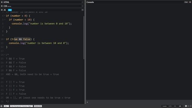 JavaScript - Logical Operators