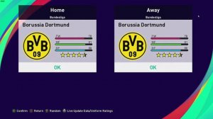 PES 2021 Season Update - Borussia Dortmund New Kits 2023/2024