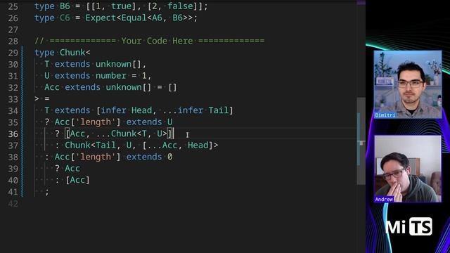 Chunk with Andrew Burgess - TypeScript Type Challenges #4499 [MEDIUM] смотреть онлайн