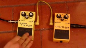 Boss Super Overdrive (SD-1) vs Boss Overdrive (OD-3)