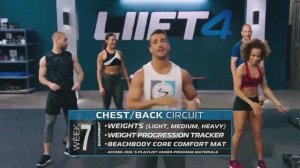 Liift4 - week 7 - 1 chest/back circuit