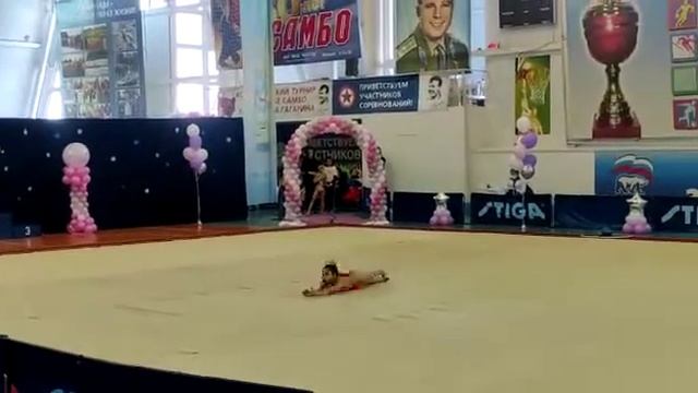 Агабабян Элина 2012 год рождения упражнения без предмета город Гагарин