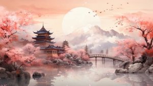Китайская классическая музыка гучжэн, бамбуковая флейта ★ Снятие стресса ★ Успокоение ума. Мелатони