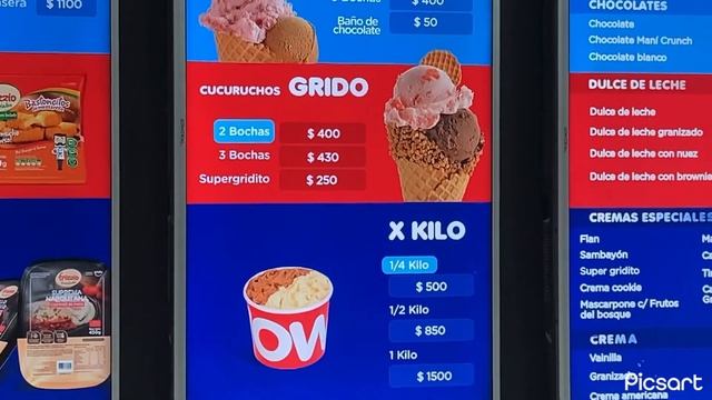 Аргентина. Santa Clara Del Mar. Магазины:промтовары,мороженница и фрукты. смотреть онлайн