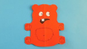 Желейный медведь валерка из бумаги блокнот своими руками