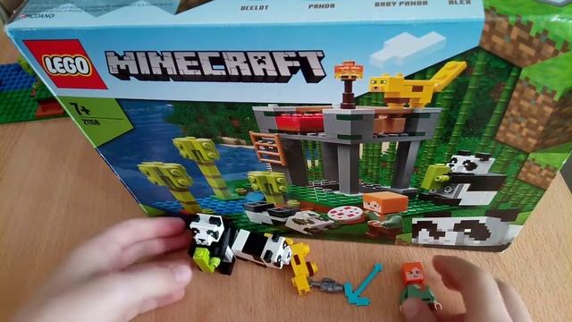 Lego Minecraft 21158 питомник панд? смотреть онлайн