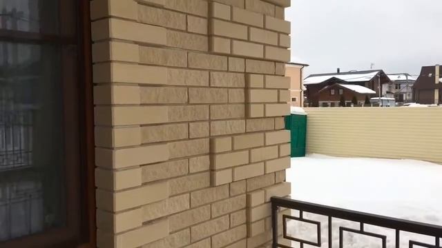 Обзор дома из кирпича слоновая кость завода BARRUM смотреть онлайн