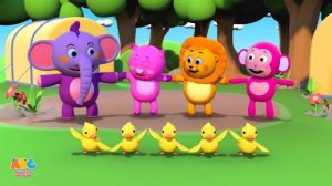 Пять маленьких крокодилов | Песни  Для Детей | All Babies Channel Russian