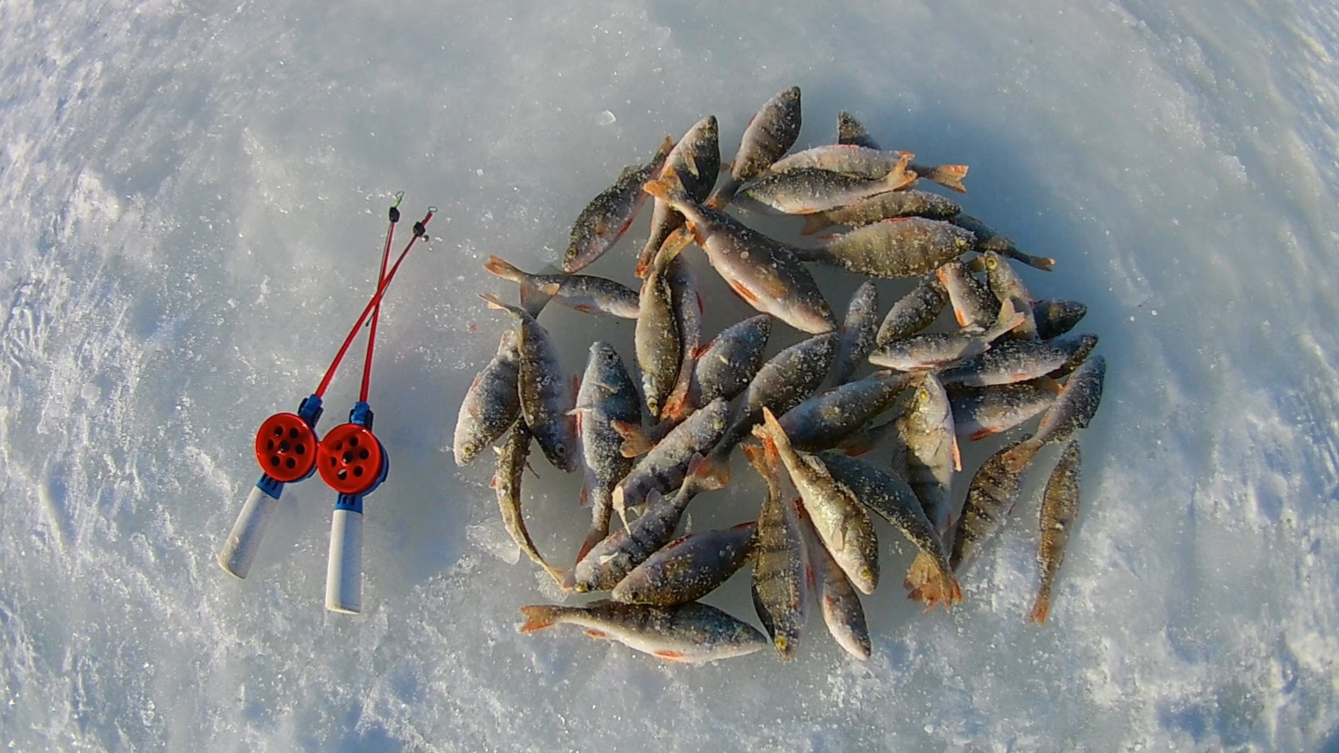 зимняя рыбалка на озере сартлан