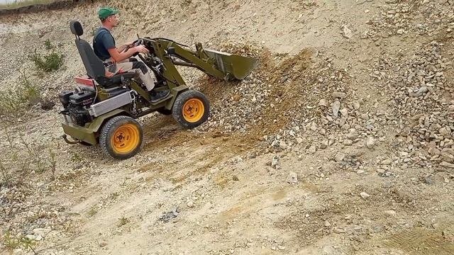 Полевые испытания МИНИПОГРУЗЧИКА