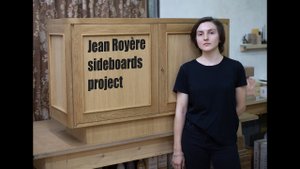 Изготовление комода из массива дуба.