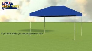 3m x 4.5m How To Erect A Blue Gala Tent Pro-40 Gala Shade Gazebo Assembly Instructions