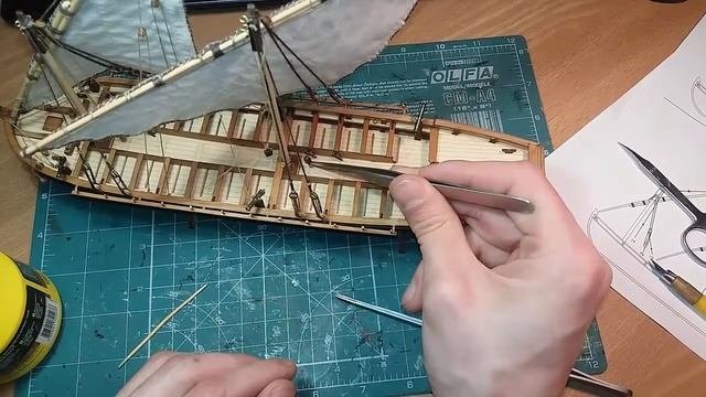 *Дюббель шлюпка* Master Korabel, 1/72, Часть 17