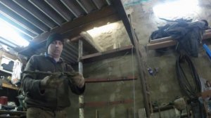 Винтовая, складная лестница в гараже! ПЕРЕЗАЛИВ по технической причине.