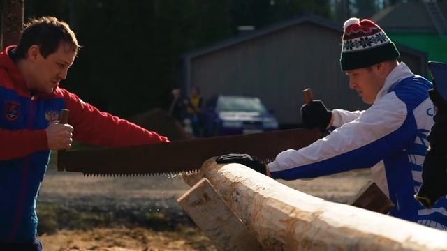 Мощная тренировка в лесу. Профессиональный бокс. Как правильно пилить? Пила "Дружба" смотреть онлайн