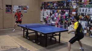 Техника топспина накладкой SPINLORD Irbis. Техника настольного тенниса