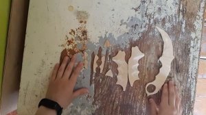 Как сделать нож керомбит из дерева?DIY