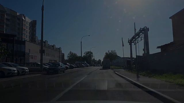 ПОВОРОТ НАЛЕВО на маленьком перекрестке