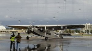 Ford Tri-Motor warm up