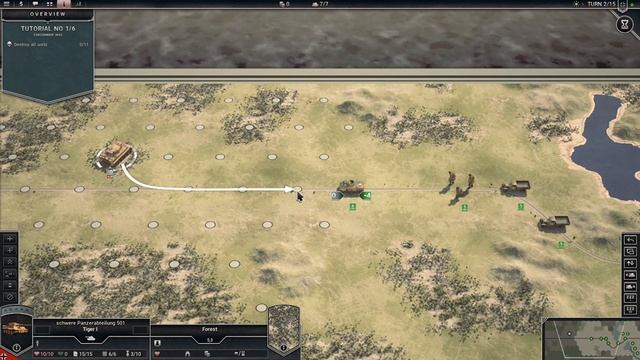 Panzer Commander 2: Tutorial 1: Overrun смотреть онлайн
