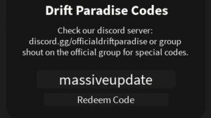 NEW DRIFT PARADISE CODES FOR DECEMBER 2021 | Roblox Drift Paradise Codes NEW DEALERSHIP UPDATE