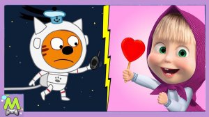 Маша против Карамельки.Приключения в Космосе и Бег за Конфетами.Кто Быстрее в Мультяшных Играх