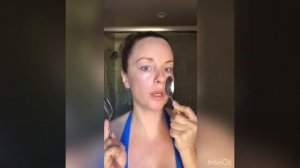 Массаж лица ложками |  Лимфодренажный массаж лица
