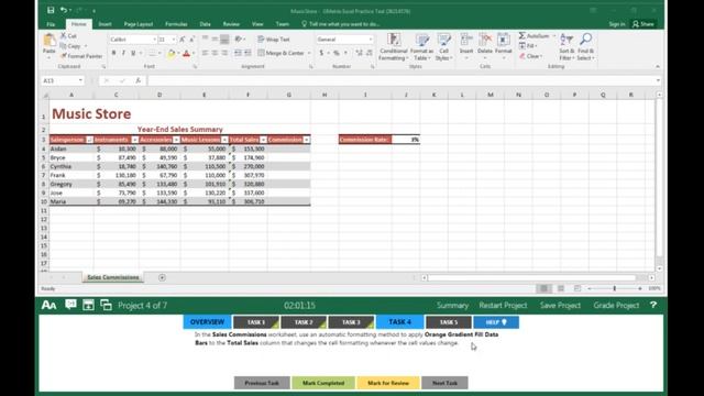 Excel 2016 Exam 3 - Project 4 смотреть онлайн