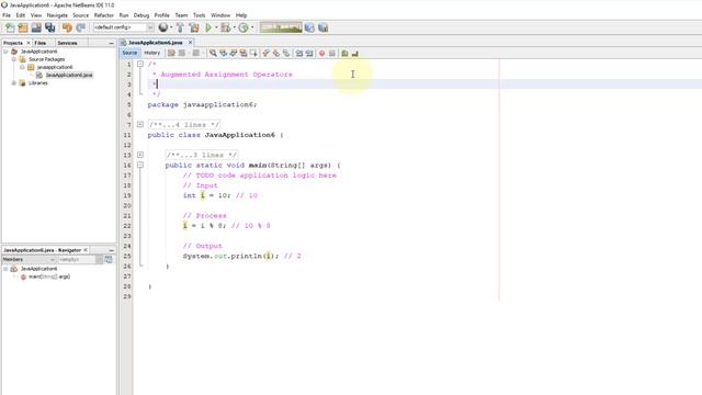 Java Tutorial 6 - Augmented Assignment Operators